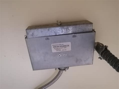 junction box behind wall oven|junction box for wall oven.